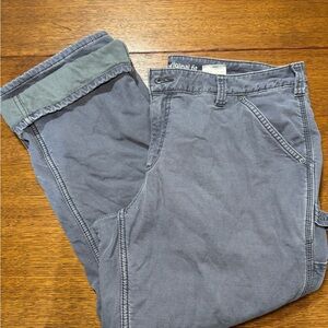 Carhartt Original Fit Women’s Fleece Lined Pants 18 Short Work Carpentry